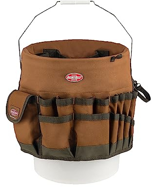 Bucket Boss The Bucketeer Bucket Tool Organizer in Brown, 10030