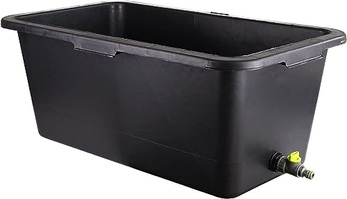 Pet Bath Pool, Bathtub for Washing Dogs and Cats, Paddling Pool for Pets, Sturdy Plastic, Useful Tap, Accessories for Pet Grooming ([cm]78x48x31; 90L)