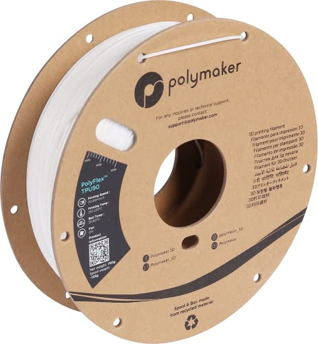 Polymaker PolyFlex TPU-90A Bianco - 1,75mm - 750g