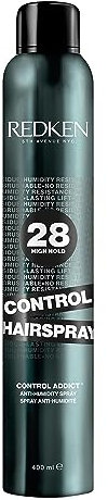REDKEN Control Hairspray, 24-Hour Humidity Control, Extra Strong Flexible Hold, Vegan Formula, 400ml