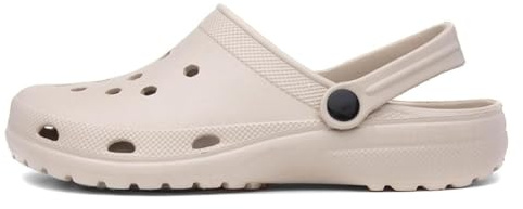 Shoe Zone - Womens Stone Slip On EVA Clog - Size 4 UK - Beige