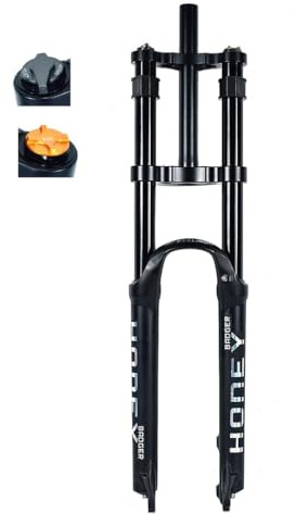 WXPXYBF MTB Bike Suspension Fork 26 27.5 Inch 29 er Magnesium Alloy Double Shoulder DH Downhill Mountain Bike Bicycle Air Fork Travel 160mm