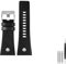 QTYQWC Kompatibel mit Diesel-Uhrenarmbändern für Herren, groß, P-Olice 26 mm, 28 mm, 30 mm, 32 mm, Schwarzbraunes Armband aus echtem Kalbsleder