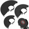 3 Pcs Angle Grinder Wheel Guards, Metal Wheel Guard for 150 125 115 Angle Grinder Safety Cover Protector Covers, 43 mm Inner Hole