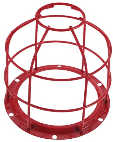 VICASKY Protecteur de Lampe Robuste Fil Métallique pour Abat-jour Cadre de Suspension DIY Cadre de Lampe Industrielle Protection Ampoule pour Atelier et Maison Installation Rapide