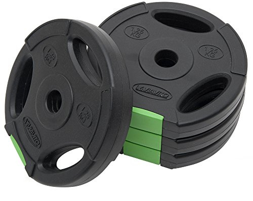 VIAVITO Tri Grip Vinyl Standard Weight Plates