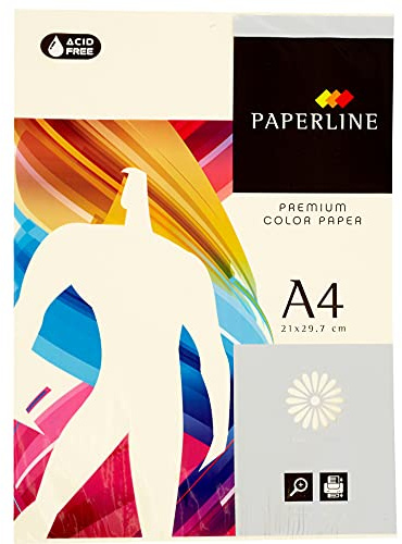 paperline (Tamaño A4, 80 g/m² papel de color – Marfil (500 unidades)