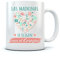 Tazas Bonitas con Frases y Dibujo - Taza De Desayuno para Familia - Taza Madrina Original - Las Madrina se Eligen con el Corazón 350ml Blanco
