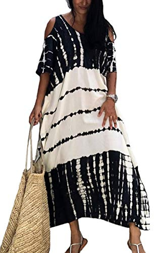 L-Peach Kimono Boho pour Femme Longue Cardigan Kaftan Surdimensionné Roomy Loungewear Robe de Plage Cover Ups Robes