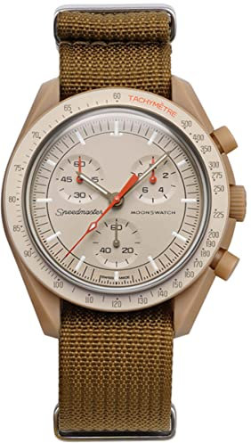 BBZ bracelet nylon 20mm Compatible avec Omega X Swatch Moon Watches Men Women，Vivoactive 3, Forerunner 245/645, Vivomove HR, Galaxy Watch