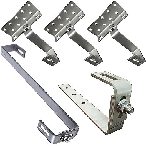 STOFFTEX Dachhaken Photovoltaik Montage Halterung Solarpanel PV Anlage Aufdachmontage photovoltaik profil montageschiene Dachhacken Haken roof hook