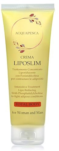 ACQUAPESCA Crema Rassodante Pancia - Anticellulite Tonificante Corpo Gambe e Fianchi (220 ml) Made in Italy