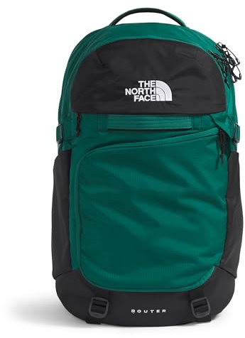 THE NORTH FACE Router Everyday Laptop Backpack, Evergreen/Tnf Black, One Size, Router