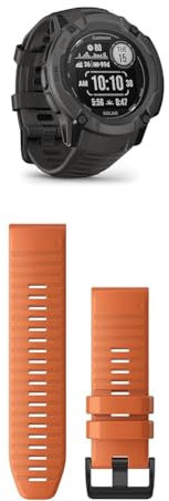 Garmin Instinct 2 Solar – GPS Smartwatch with Infinite Battery Life in Smartwatch Mode & QuickFit Band