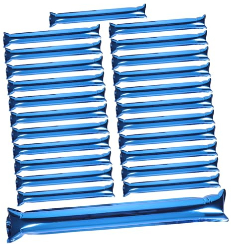 GARIOUANS Inflatable Cheering Sticks Noise Makers for Football and Party Use, Lightweight Plastic Material Blue Clappers for Loud Cheering and Support at Sports Events
