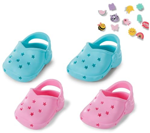 BABY born Zapatos con Pins, 2 Pares para muñecas de 43 cm