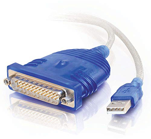 C2G /Cables to Go 22429 Cable Adaptador USB a DB25 Serial RS232 de 6 pies