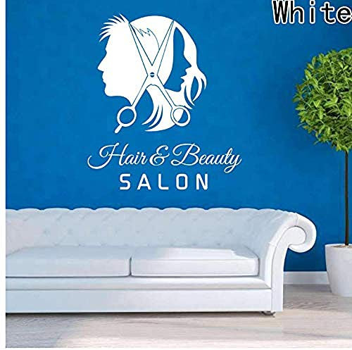 Coiffure Stickers Muraux De Salon De Beauté Stickers Muraux De Décoration De Vitres Intérieures De Salon De Coiffure Stickers Muraux Tatouages Pour Décor