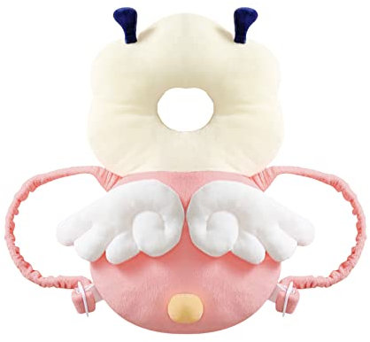 SONARIN Baby Kopfschutz,Verstellbare Säuglings-Sicherheitspolster Baby Kopfschutzkissen Kopf Schutzpolster Baby Kopfschutz Rucksack für Kleinkinder Kinder(Engel)