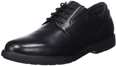 Geox Homme U Spherica Ec11 Wide Tissu Oxford, Noir, 43 EU Étroit