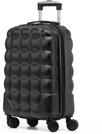 Flight Knight Bubble Suitcase - Ryanair easyJet Jet2 Approved - 8 Wheel Carry Cabin Hardcase 55x35x20cm