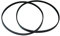 DSAIBT 2pcs 3 Ribbed Rubber Drive Belts 3PJ Replacement V-Belt for Thicknesser Planer Einhell TH-SP-204 W588 ERBAUER ERB052BTE