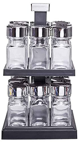 THE REPLICANT Accessorio da Cucina/Carosello di spezie a 2 Livelli/Dimensioni: 29 x 16 x 16 cm
