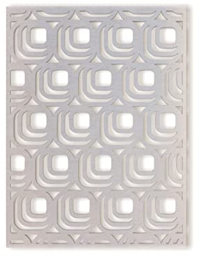 Jess and Jessica Metal Rounded Square Fretwork Panel - Mandala Wall Art for Home Decor, Wall Panels, Overlays, Trellis, Privacy Screens & Yard Decor