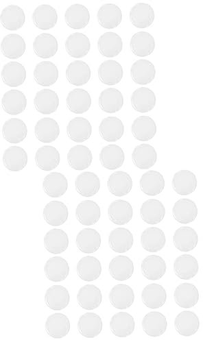 Ciieeo 60 Piezas Viscosa Transparente Pegatinas De Póster Sin Rastros Masilla Adhesiva Cartel Transparente Pegatinas Masilla Redonda Reutilizable Resina Epoxica Adhesivo 3d 25 Ronda