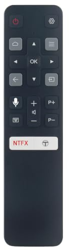 RC802V RöstFjärrkontroll Kompatibel med IFFALCON TCL TV 43K71 55K71 65K71