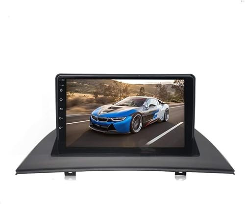 Navegador de 9 Pulgadas con Radio estéreo para automóvil Compatible con BMW X3, Pantalla táctil del Sistema Android, FM, RDS, WiFi, GPS, Mirror Link, Marcha atrás, Manual de Usuario Incluido (RAM1