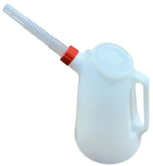 1.2/2/3/4/5L Oil Measuring Jug With Flexible Spout Plastic Fuel Oil Pouring For Automotive,Boat&Motorcycle Can