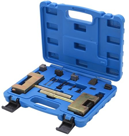Cocoarm Utensile per Rivettare Catena di Distribuzione da 13 Pezzi, Acciaio al Carbonio, Strumento di Lavorazione di Precisione per Modelli con Bullone a Catena da 4 Mm
