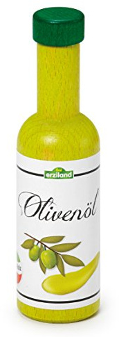 Erzi 19165 Olivenöl aus Holz, Kaufladenartikel für Kinder, Rollenspiele