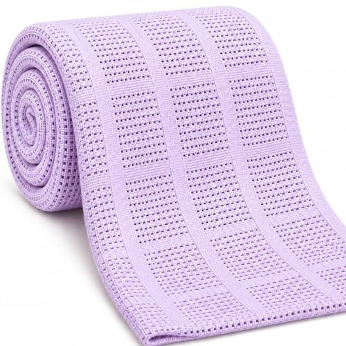 Family Bedding Cotton Cellular Single Bed Blanket, Lilac, 180x230cm | Reversible, Thermal Layer, Breathable, Lightweight, All Season, Easy Care