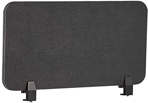 Beliani Pannello Divisorio Fonoassorbente in PET 80 x 40 cm Grigio Scuro