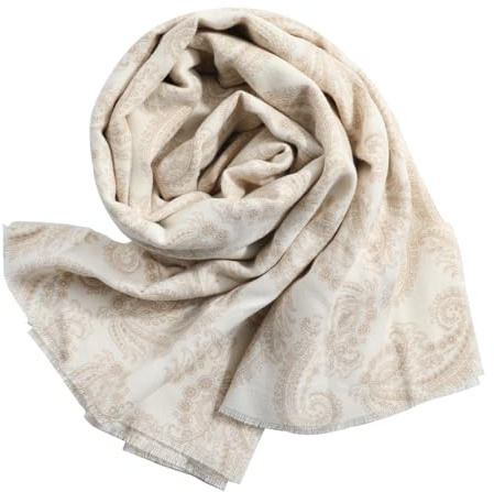Superora Sciarpa da Donna Calda Sciarpe Morbide Stole Scialli Bandana Disegni Stampati Paisley 190cm*65cm