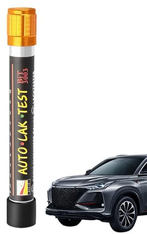 Jauge d'épaisseur de peinture, jauge d'épaisseur étanche de haute précision avec pointe magnétique, facile à lire, testeur de peinture, jauge de profondeur multifonction pour voiture, camion