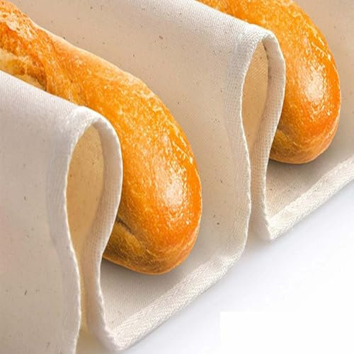 Bread Fermented Cloth,baguette couche linen,Proofing Cloth 35 x 26 Inch Cotton,professional proofing cloth,shaping tool for baguettes,Shaping Tool for Baguettes,Loaves,Ciabatta