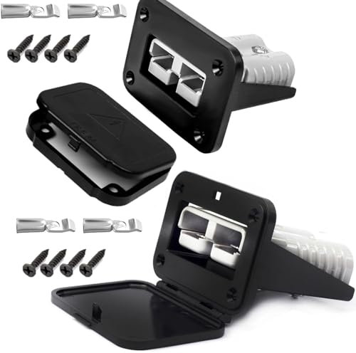 VISSQH 50A Battery Connectors Plug,600V Battery Quick Connect Plug Cable Terminal Battery Power Connector,Quick Connection Plug for car, caravan, boat, solar systems(with Caps)