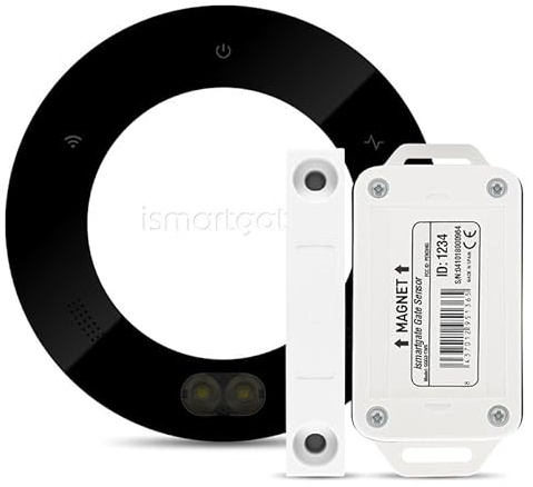 ismartgate PRO Gate - Apriporta da garage compatibile con Apple Homekit, Amazon Alexa, Google Home, Samsung SmartThings, con sensore magnetico wireless