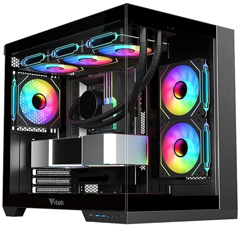 EMCA4 Computer Gaming PC Assemblato Ryzen 7 9800X3D - RTX 5070 TI 16GB - SSD M.2 2TB nvme Gen4 - Ram 32GB DDR5 6000mhz EXPO - ARGB - Windows 11 - WIFI + BLUETOOTH - DIssipatore a liquido 360mm NERO