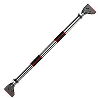 Barre horizontale sur la porte pour appareil de traction intérieur domestique, pur domestique, poinçonnage sans mur, cadre de porte réglable, barre de suspension, équipement de fitness (110)
