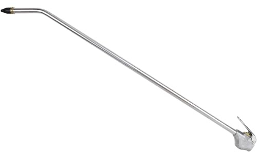 High-pressure Industrial Air Blow Gun with 2' Extension Air Flow Nozzle, 1/4 NPT, Pneumatic Blow Gun Lever-Style Grip, 158 (Pack of 1)