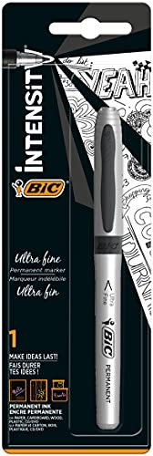 Bic Marker Permanentny Grip CD Czarny, black