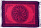 GURU SHOP Bali Sarong, Wandbehang, Wickelrock, Sarongkleid - Celtic Rot, Herren/Damen, Synthetisch