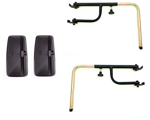 2x Rückspiegel Außenspiegel 410x205mm Traktor LKW ø15-30mm mit Spiegelhalter SET