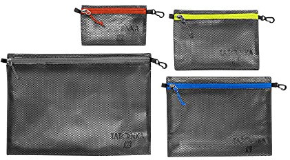 Tatonka Reißverschlusstasche Zip Pouch - Flache, wasserfeste und durchsichtige Dokumententasche in verschiedenen Größen (S, M, L, XL) oder als Set