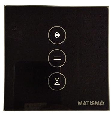 MATISMO Interruptor persiana wifi negro WIP100