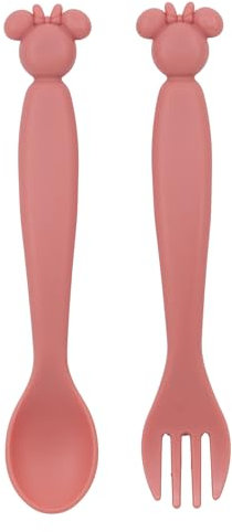 Stor Besteckset aus Polypropylen in Form einer Minnie-Mouse-Form